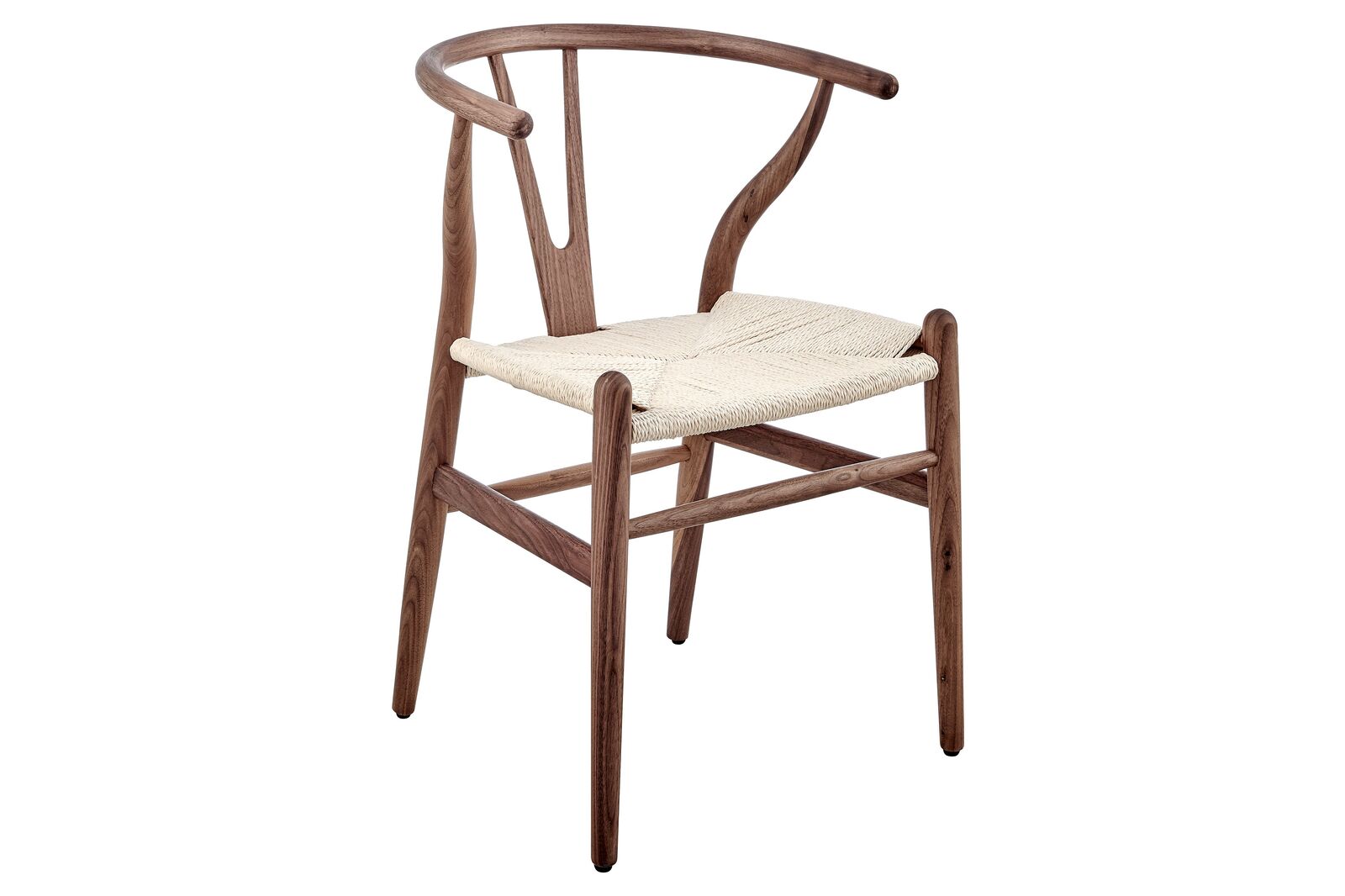 Matt Blatt Set of 2 Hans Wegner Wishbone Chair Replica (Walnut Wood