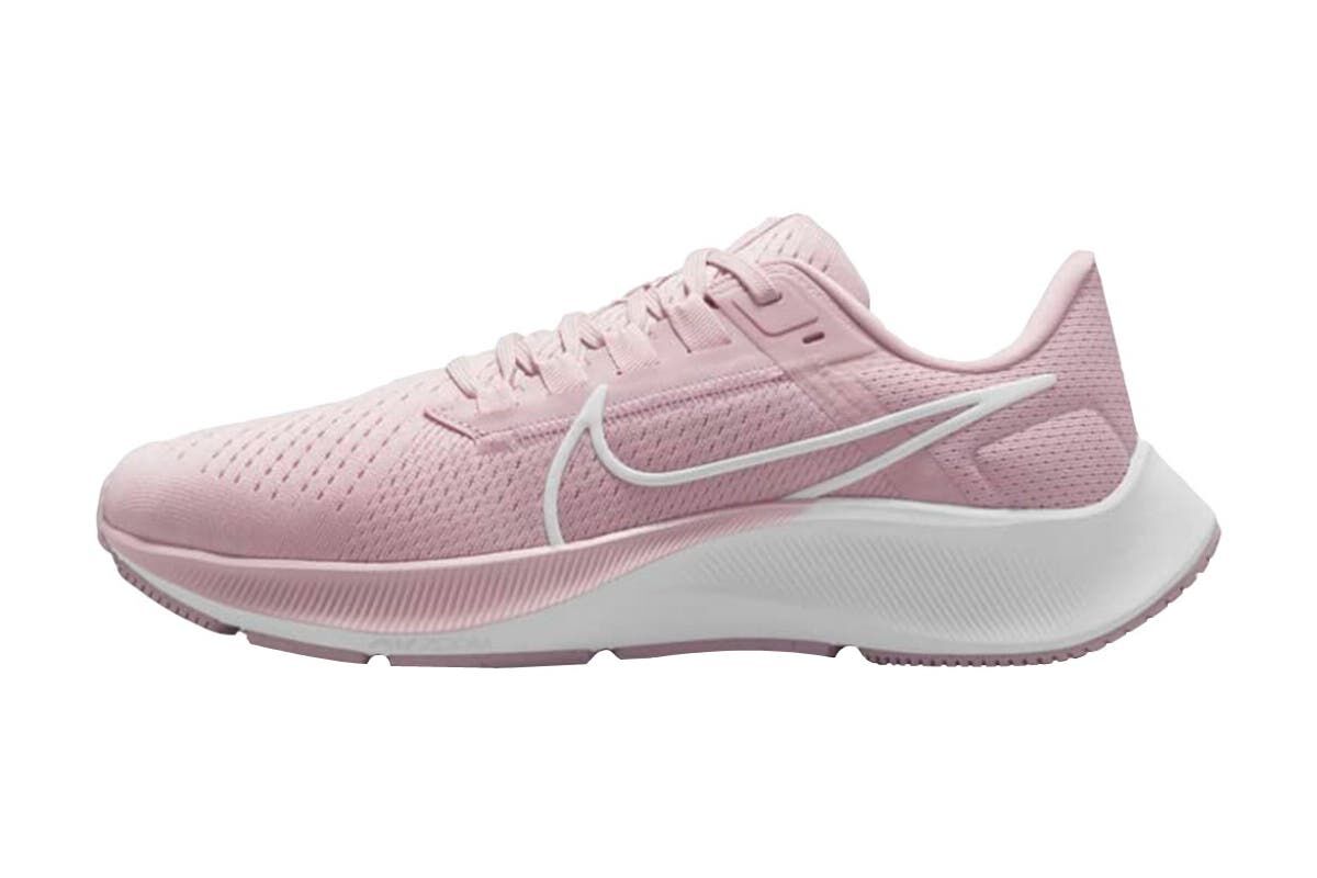 dusty pink running shoes