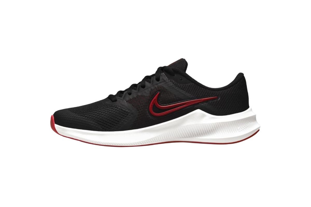 Nike Boys' Downshifter 11 Grade School Running Shoes (Black/University ...