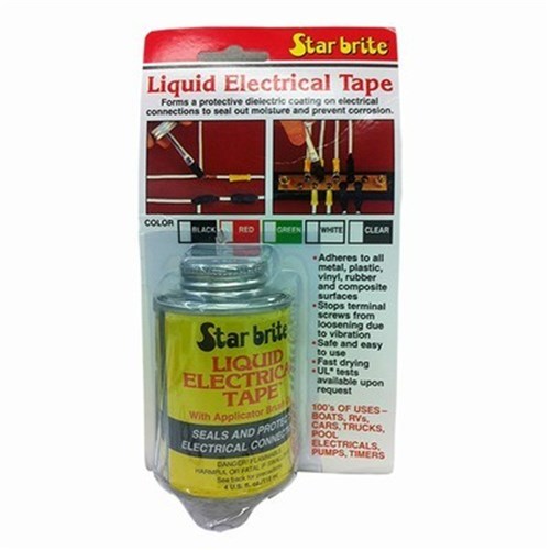 Starbrite Liquid Electrical Tape Or Thread Locker RED BOURNE