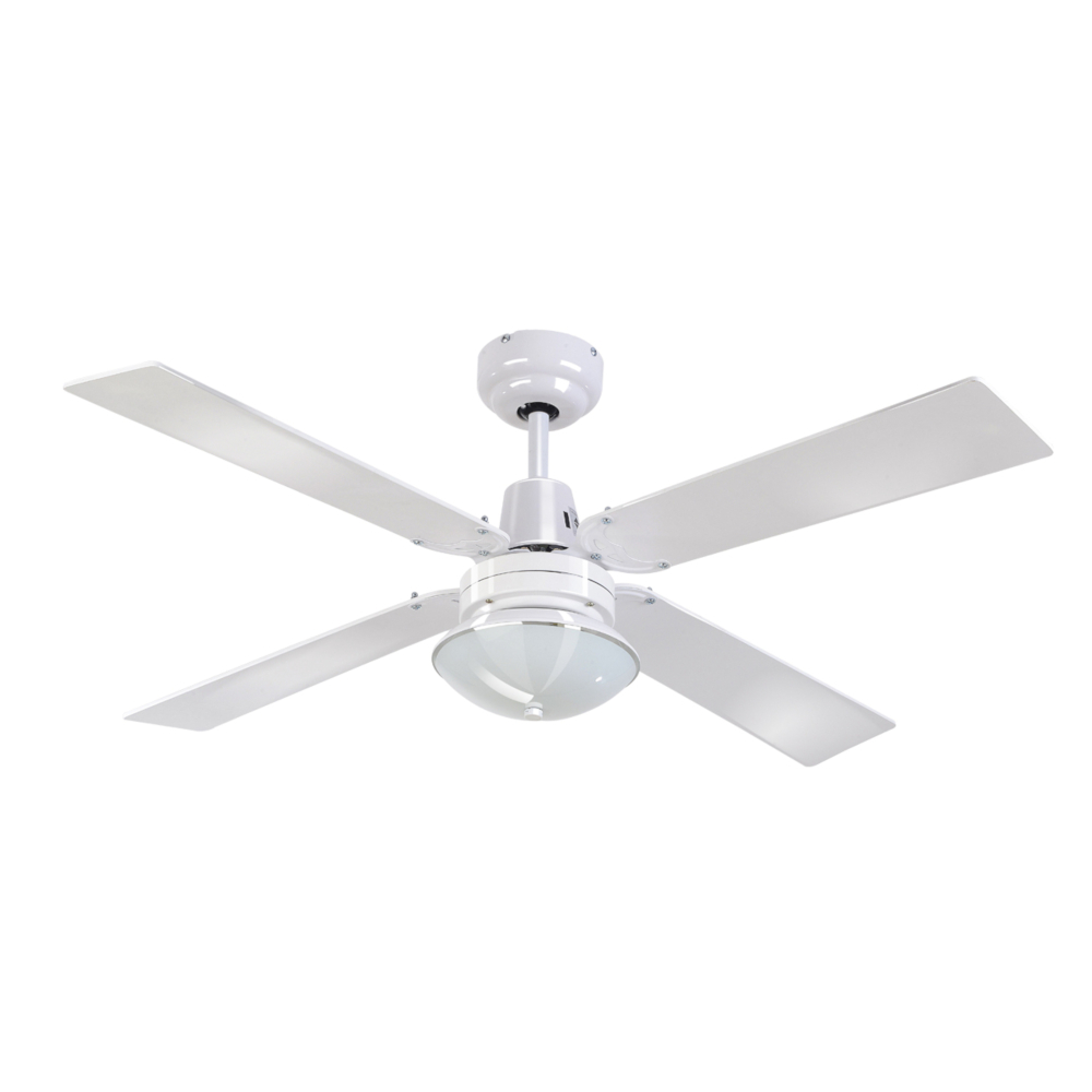 HELLER 4 Blade SIENNA Ceiling Fan with Light Remote