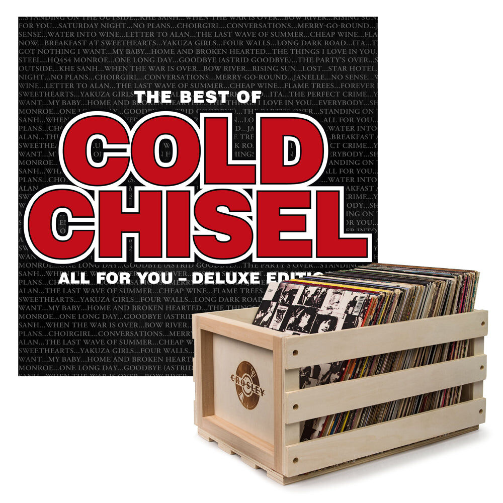 Crosley Record Storage Crate & Cold Chisel The Best Of Cold Chisel ...