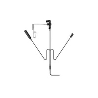 BENELEC 078213H 3 Wire Microphone PTT Button Earpiece Covert Surveillance Kit