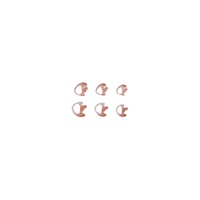BENELEC 07821M Ear Mould Kit Small Medium Large Left & Right Ears 6Pcs