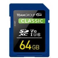 Team Classic SD Memory Card -64 GB  UHS Ultra Speed Supports Full-HD quality 