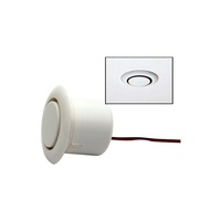 NESS 12V Flush Mount Indoor Siren Streamer Piezo Alarm White