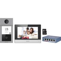 Hikvision 7 inch DS-KIS604-S IP Video Intercom kit For Villa Door Station
