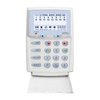 NESS 106-310 KPX Plus LCD Keypad with Cell Signal Status icon White