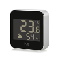 Eve Weather Wireless with Waterproof Temperature & Wall Mount Humidity Monitor