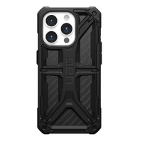 UAG Monarch Apple iPhone 15 Pro (6.1') Case - Carbon Fiber (114278114242), 20ft. Drop Protection(6M),5 Layers Protection,Tactical Grip
