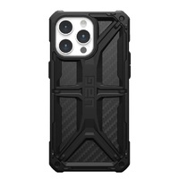 UAG Monarch Apple iPhone 15 Pro Max (6.7') Case - Carbon Fiber (114298114242),20ft. Drop Protection(6M),5 Layers Protection,Tactical Grip
