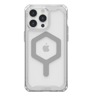 UAG Plyo MagSafe Apple iPhone 15 Pro Max (6.7') Case - Ice/Silver(114305114333),16ft. Drop Protection (4.8M), Raised Screen Surround, Air-Soft Corners