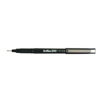 Artline 200 Fineliner Pen 0.4mm Black Bx12