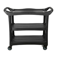 Cleanlink Utility Trolley Black