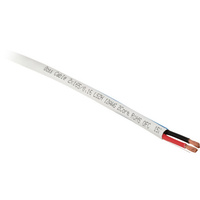 1M 12Awg 2-Core Speaker Cable LSZH White/B