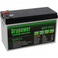 Drypower 12LFP11.4 Lithium Iron Phosphate 12.8V 11.4Ah Rechargeable Battery 