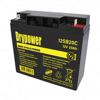 Drypower 12SB20C12V 20Ah SLA Battery Rp BP17-12 BP20-12 EP17-12 EVP20-12   