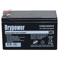 Drypower 12SB36WHR 12V 36W Cell 10min SLA High Rate Battery for Stand by UPS 