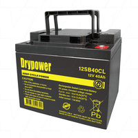 Drypower 12SB40CL 12V 40Ah SLA Battery Rp BP40-12 EP40-12 EVP44-12 PS12400 