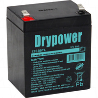 Drypower 12SB5TL 12V 5Ah Drypower Long Life Standby AGM SLA Battery 