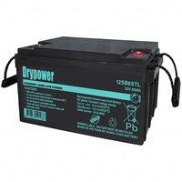 Drypower 12SB65TL 12V 65Ah Drypower Long Life Standby AGM SLA Battery 