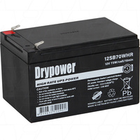 Drypower 12SB70WHR 12V 73W/Cell 10min SLA High Rate Battery for Standby and UPS