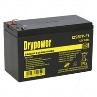 Drypower 12SB7P-F1 SLA Battery 12V 7Ah  Rp BP7-12 PS1270S DM12-6.5 DM12-7 