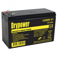 Drypower 12SB9P-F1 SLA Battery 12V 9Ah Rp DM12-9 CF-12V9 HGL8.5-12 CBC12V8.0AH 