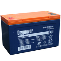 Drypower 12SLR100DC 12V 100Ah Sealed Lead Acid Solar Power Battery