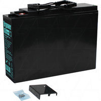 Drypower 12TP105HFT-FR 12V 100Ah Long Life Standby Front Terminal AGM Battery 