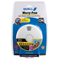 Quell Worry-Free 135987 Bedroom Talking Voice Photoelectric Alarm