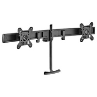 Atdec Dual Rail Crossbar Black Load 2-7kg per Monitor