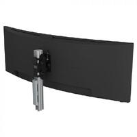 Atdec AWMS-BT40 Heavy duty monitor mount - Single monitors sized 24&quot; to 55&quot; - Heavy Duty F Clamp Silver
