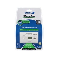 Quell Worry Free 140022 Sealed-In lithium battery Carbon Monoxide Alarm