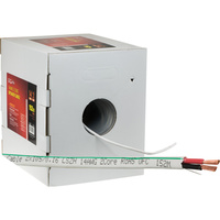 DOSS 14AWG 2Core Speaker Cable Roll White 152m