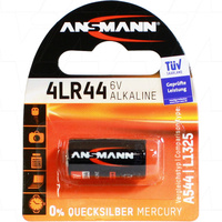 Ansmann 4LR44 6V industrial Alkaline Battery 155mAh for Energy Intensive Devices