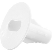 Siamese Rg6 Feed Thru Bushing 15Mm White