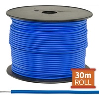 Doss 16 Strands 0.25mm Blue Tinned Copper Hookup Cable 30m Roll