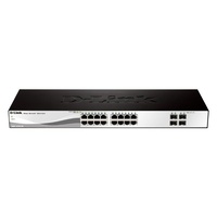 D-LINK DGS-1210-20 20-Port Gigabit WebSmart Switch with 16 UTP and 4 SFP Ports