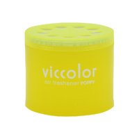 Viccolor Air Freshener Can Lemon Squash Fragrance Gel for Car & Bathroom