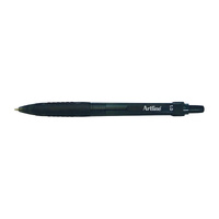 Artline Ikonic 8410 B/point Retract Grip Blk Bx12