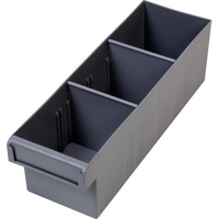 Grey 300Mm Medium Parts Tray Storage Drawer With Dividers
