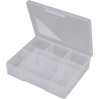 FISHCHER PLASTIC 6 Compartment Storage Box Medium Plastic Case