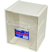 FISCHER PLASTIC Large Visi Pak Storage Drawer With Clips