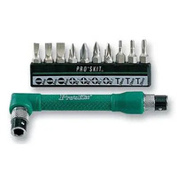 Proskit Twin Wrench ScrewDriver Set Both End Tips 11 Piece Horizontal /Vertical 