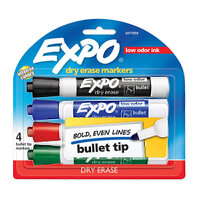 ExpoW/B Marker Blt Ast Pk4 Bx6