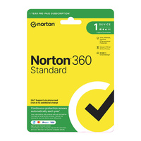 Norton 360 Standard Protection 1 User 1 Device 1 Year Sub ESD Version [21432798]