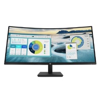 HP P34hc G4 34' WQHD 4K CURVED 21:9 3440x1440 Height Adjust Tilt USB-C (65W PD) DP HDMI Speakers USB 3yrs wty