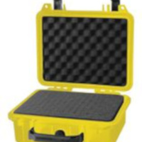 Duratool Weatherproof Yellow Polymer Tool Case with Foam 152.4 x 342.9 x 292.1mm
