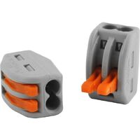 WAGO 222 SERIES 28AWG 32A Compact Lever Operated Connectors with Cage Clamp 